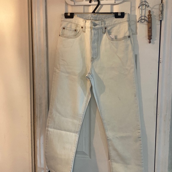 LEVI'S 501® CROP JEANS GLACIER BAY - Picture 1 of 3